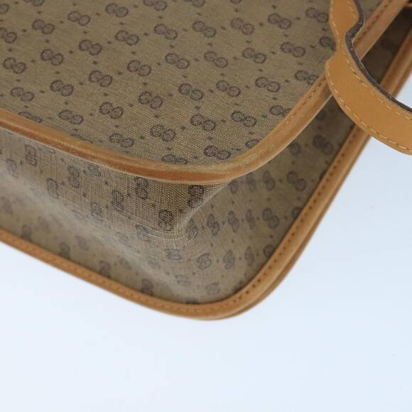 GUCCI Micro GG Supreme Shoulder Bag Pvc Beige Gold 001 104 001 104 - Picture 12 of 16
